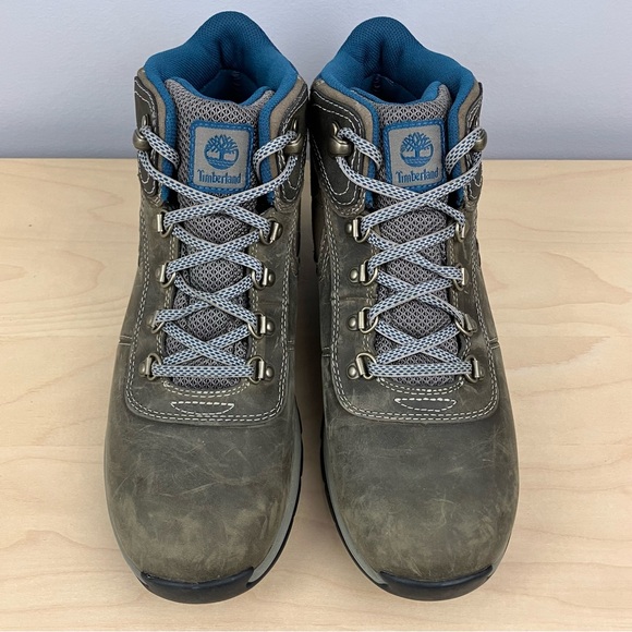 Timberland Women’s Size 9.0 Mt Maddsen Mid Brown Leather Hiking Boots Waterproof - Picture 4 of 11